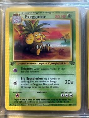 Pokemon Jungle Exeggutor 1st Edition #35 PSA 10Pokemon